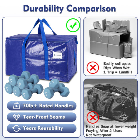 KYODOLED moving bags folded storage illustration for compact closet organization