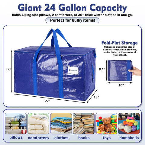 KYODOLED moving bags side view shows reinforced handles and load-bearing design