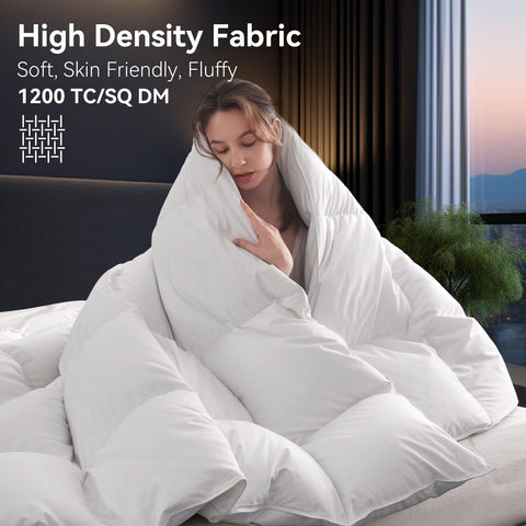 L LOVSOUL RDS-certified down comforter label demonstrates safety and clean materials.