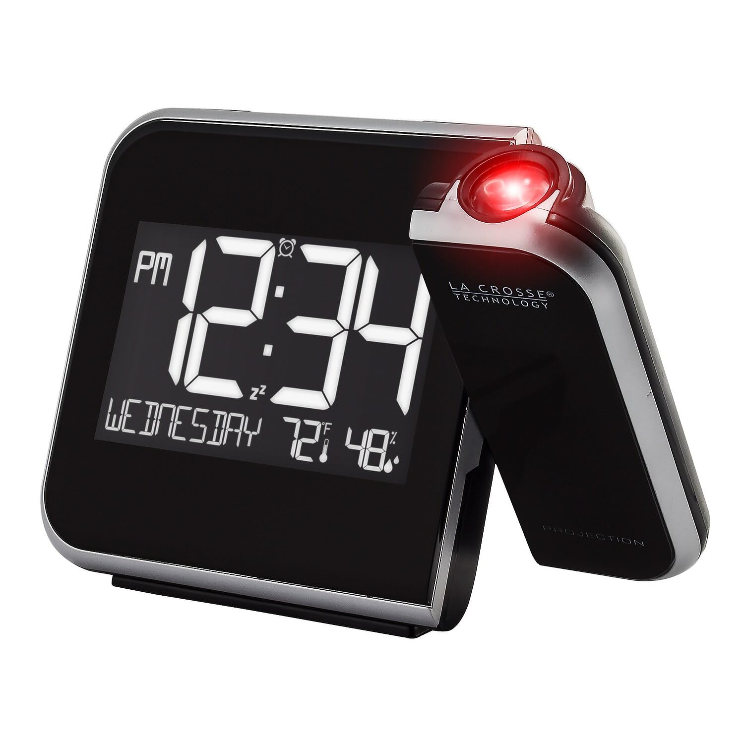 La Crosse 616-1412 adjustable backlight brightness for reading ease