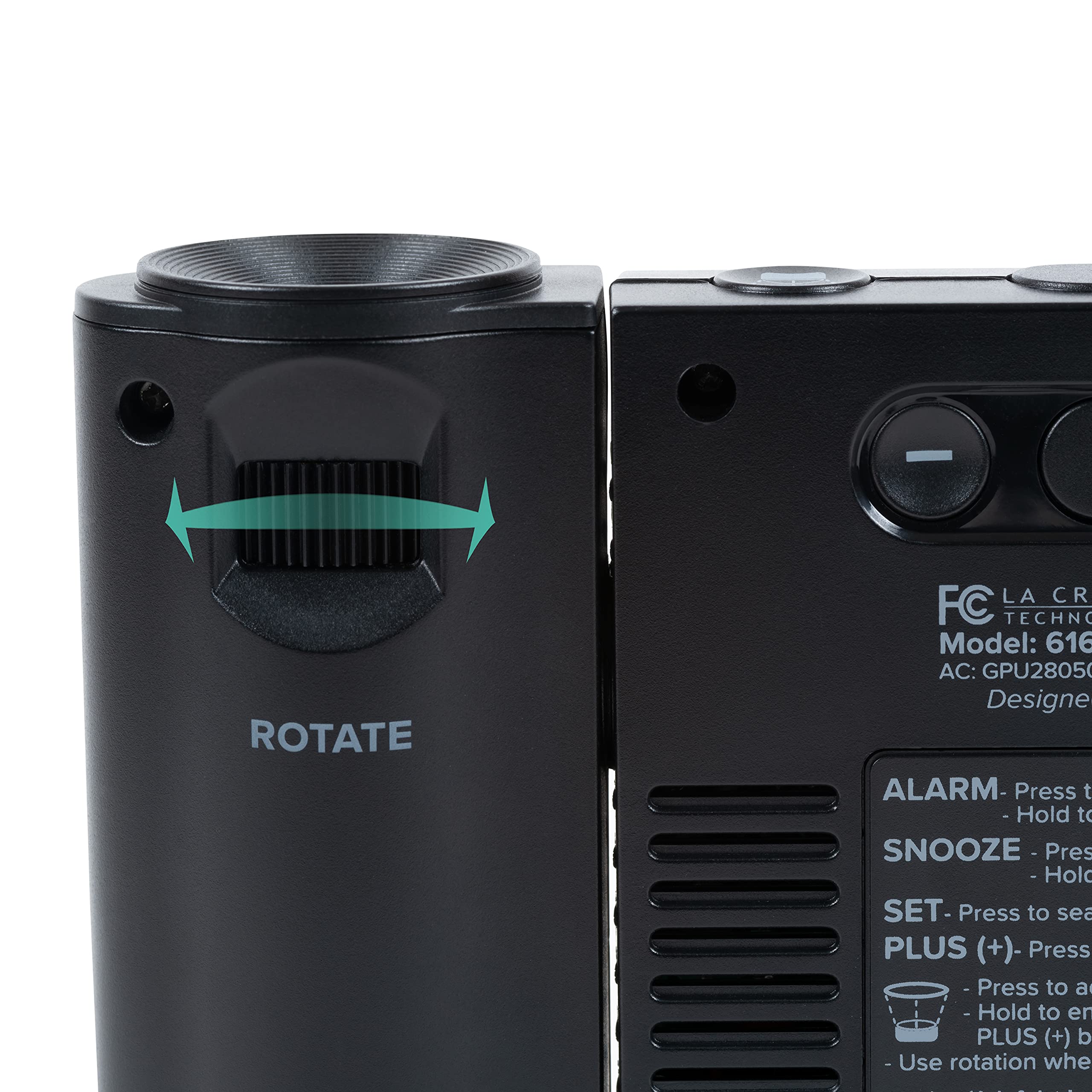 La Crosse 616-41667-INT atomic time with auto DST for accurate timekeeping.