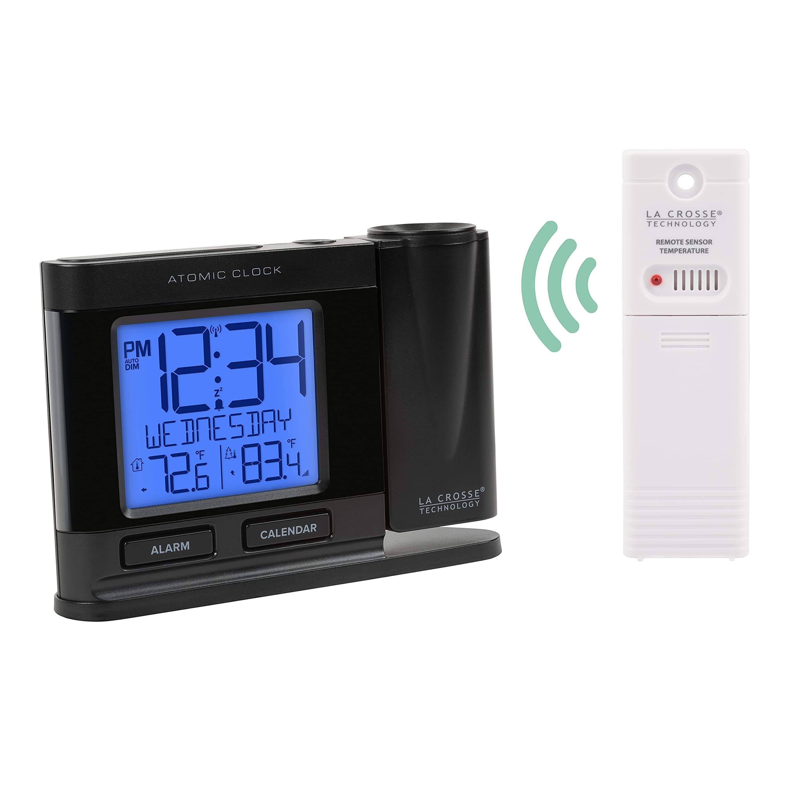La Crosse 616-41667-INT shows indoor and outdoor temperatures for quick comfort checks.