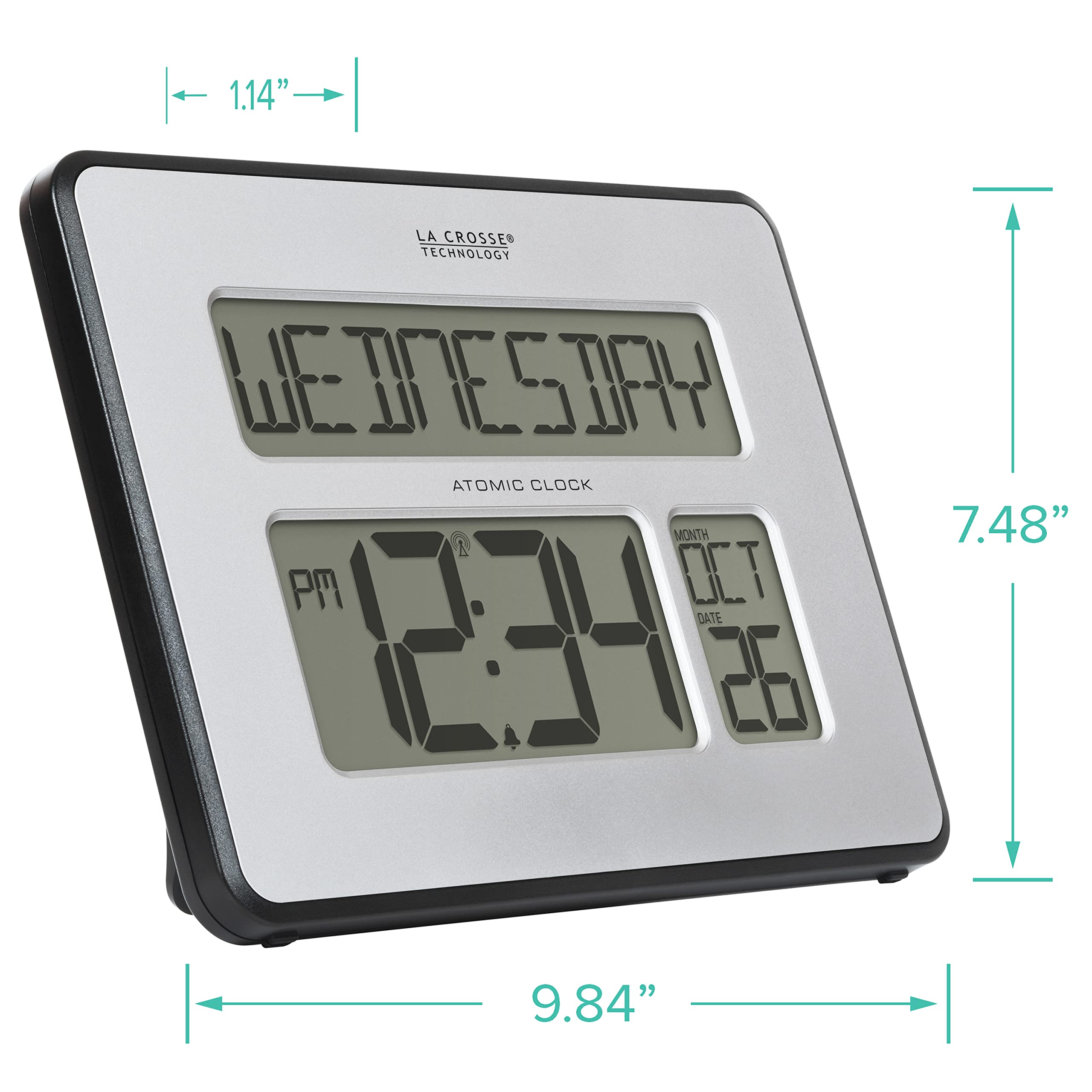 La Crosse date display on 513-1419BLv4-INT clock for scheduling