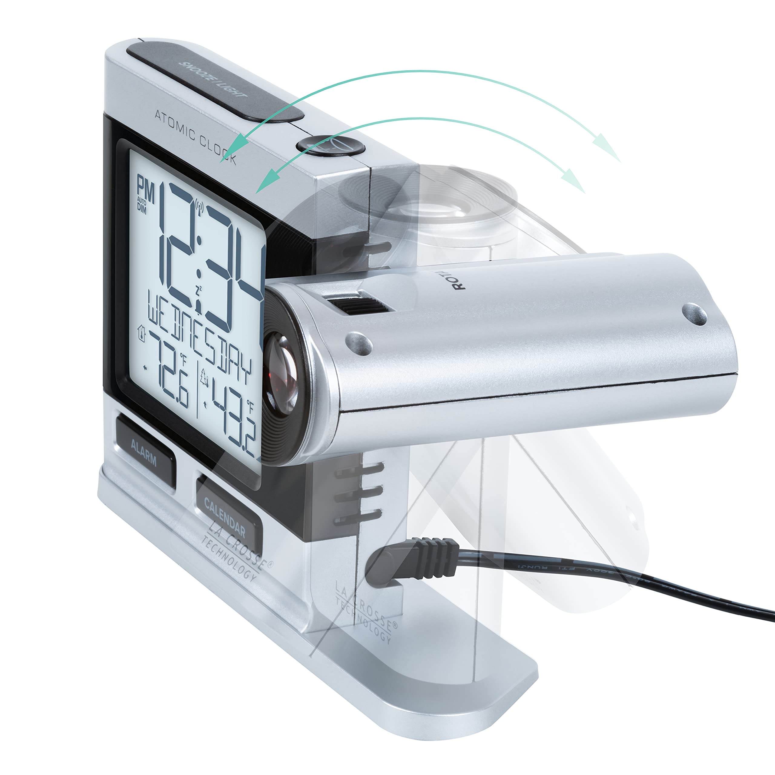 La Crosse Technology 616-12667-INT with clear atomic time digits and DST support