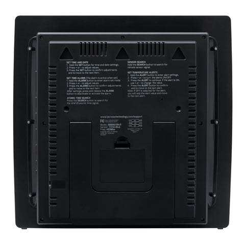 La Crosse BBB86118-INT outdoor temperature display for in-room comfort awareness.
