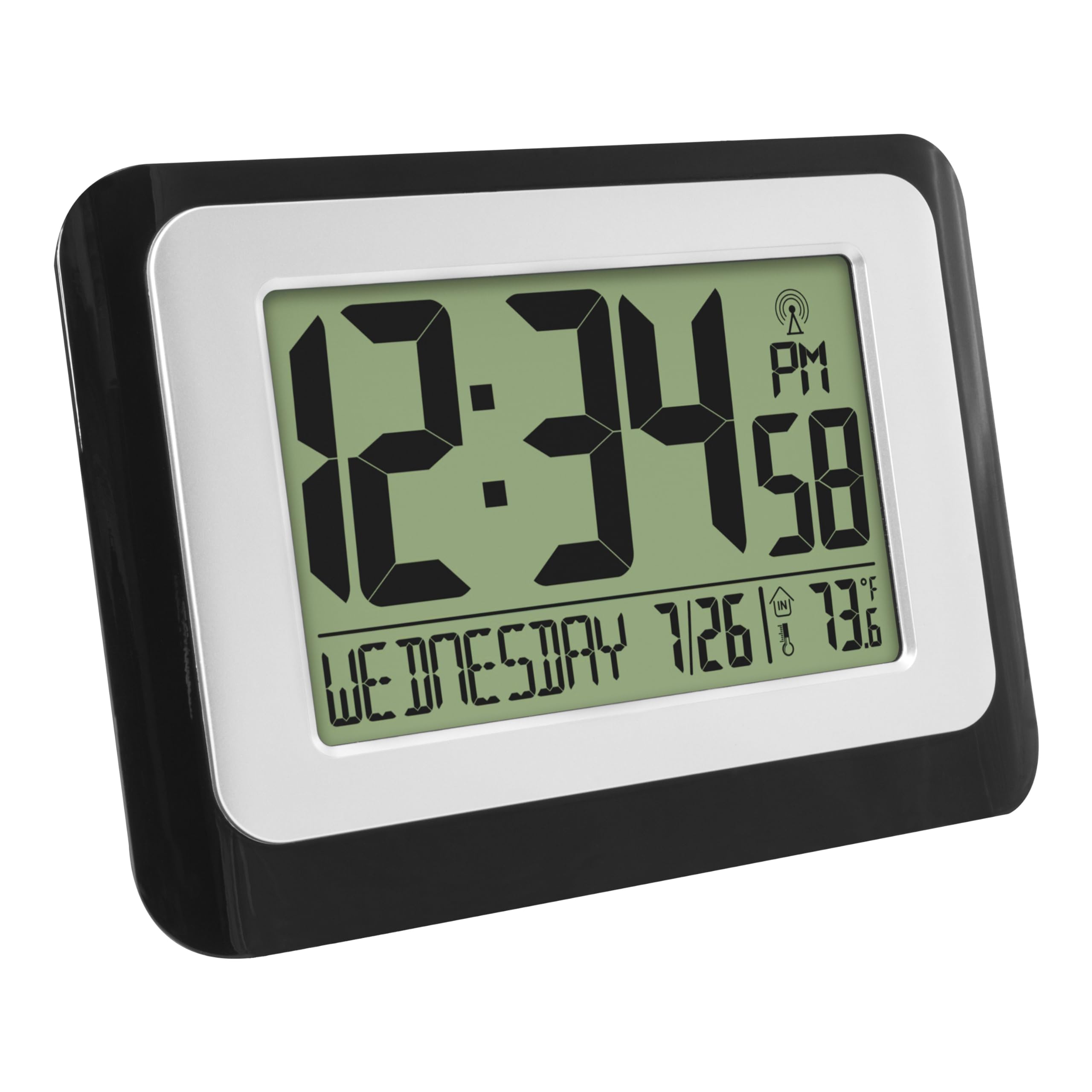 La Crosse Technology W88631 WWVB antenna indicating automatic time setting