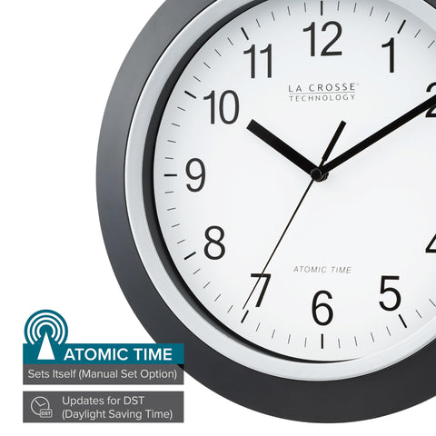La Crosse WT-3129B analog 12-inch face offers quick time checks
