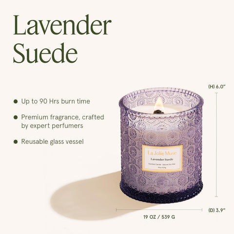 LA JOLIE MUSE Aromatic blend of eucalyptus lavender pine and suede