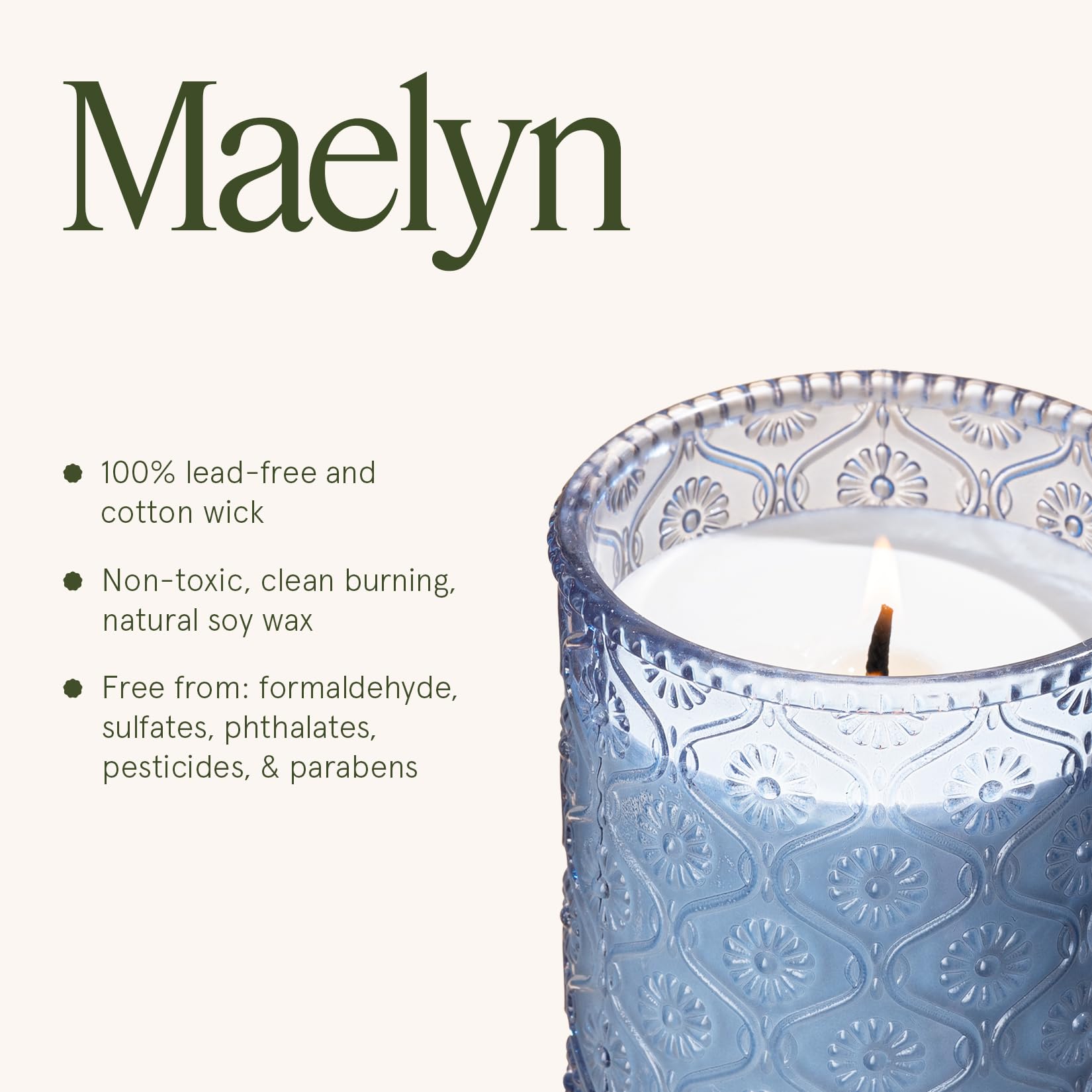 Soft-lit room with citrus mint glow from LA JOLIE MUSE Candle for cozy evenings.