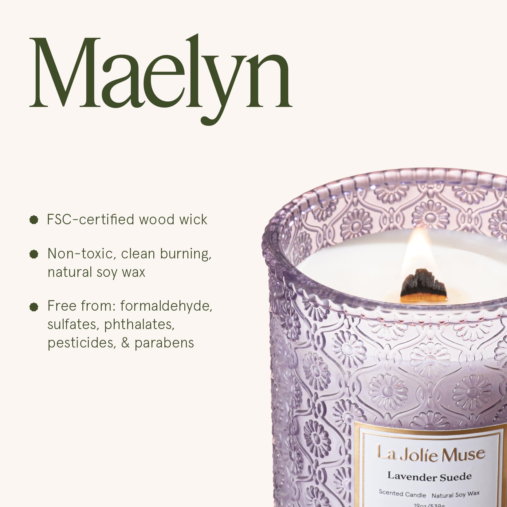 LA JOLIE MUSE Cozy room setting enhances calm ambiance
