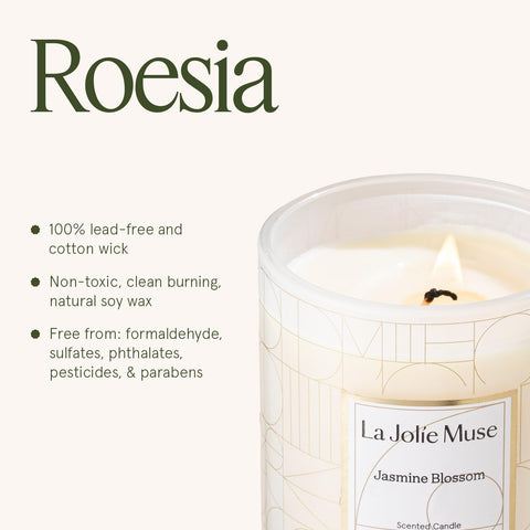 LA JOLIE MUSE Jasmine Candle in premium packaging for gifts