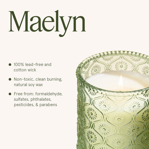 Gift-ready LA JOLIE MUSE Kyoto Vine & Moss Candle in its elegant packaging