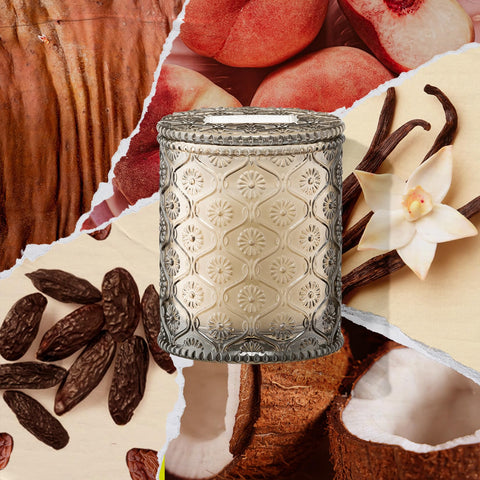 LA JOLIE MUSE Island Coconut candle wax pool for even burn