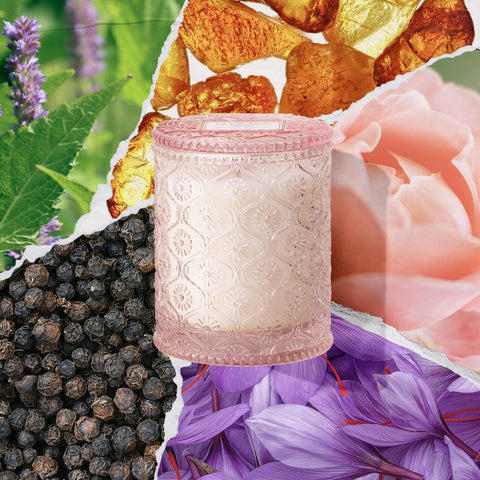 LA JOLIE MUSE Santal Rose with rose bloom focus for calming, floral ambiance.