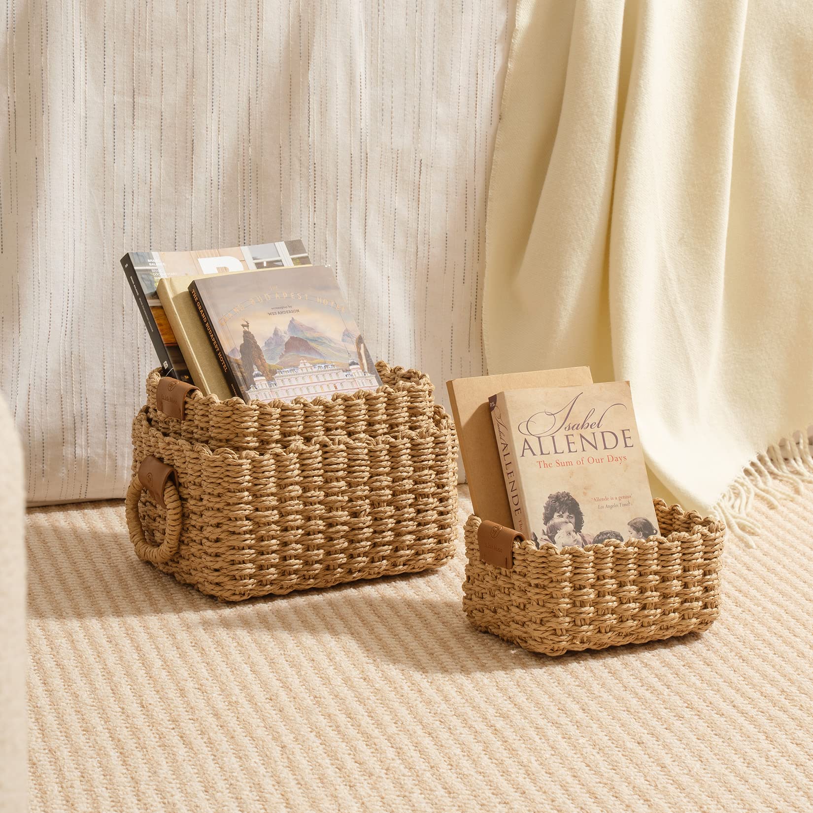 La Jolie Muse small basket for drawers, lightweight and tidy.