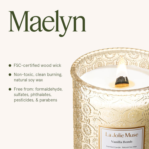 LA JOLIE MUSE Vanilla Bomb Candle gift box ready for hosts