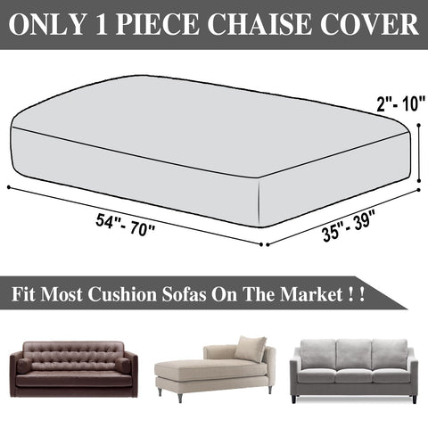 LA MEACK compatibility note highlights use on chaise and 3-seater sofa.