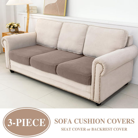 LA MEACK slipcover on backrest shows quick, durable furniture protection