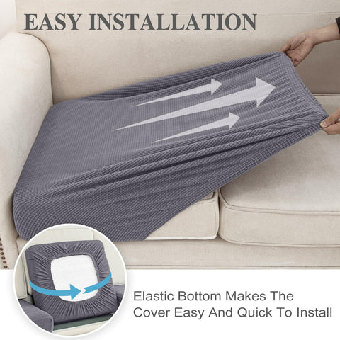 LA MEACK stain-resistant fabric protecting cushions from daily spills.