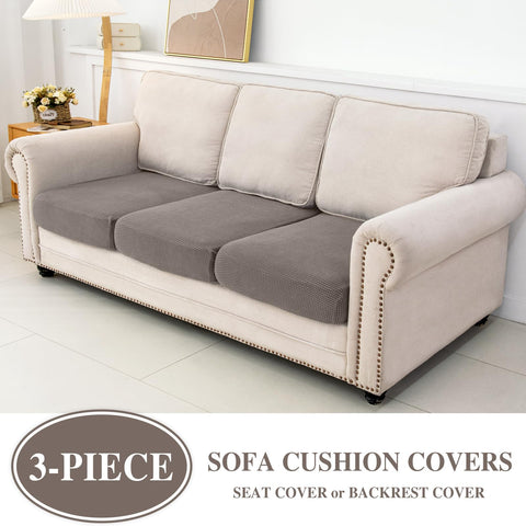 LA MEACK stretch fabric close-up highlights durable, skin-friendly cushion material.
