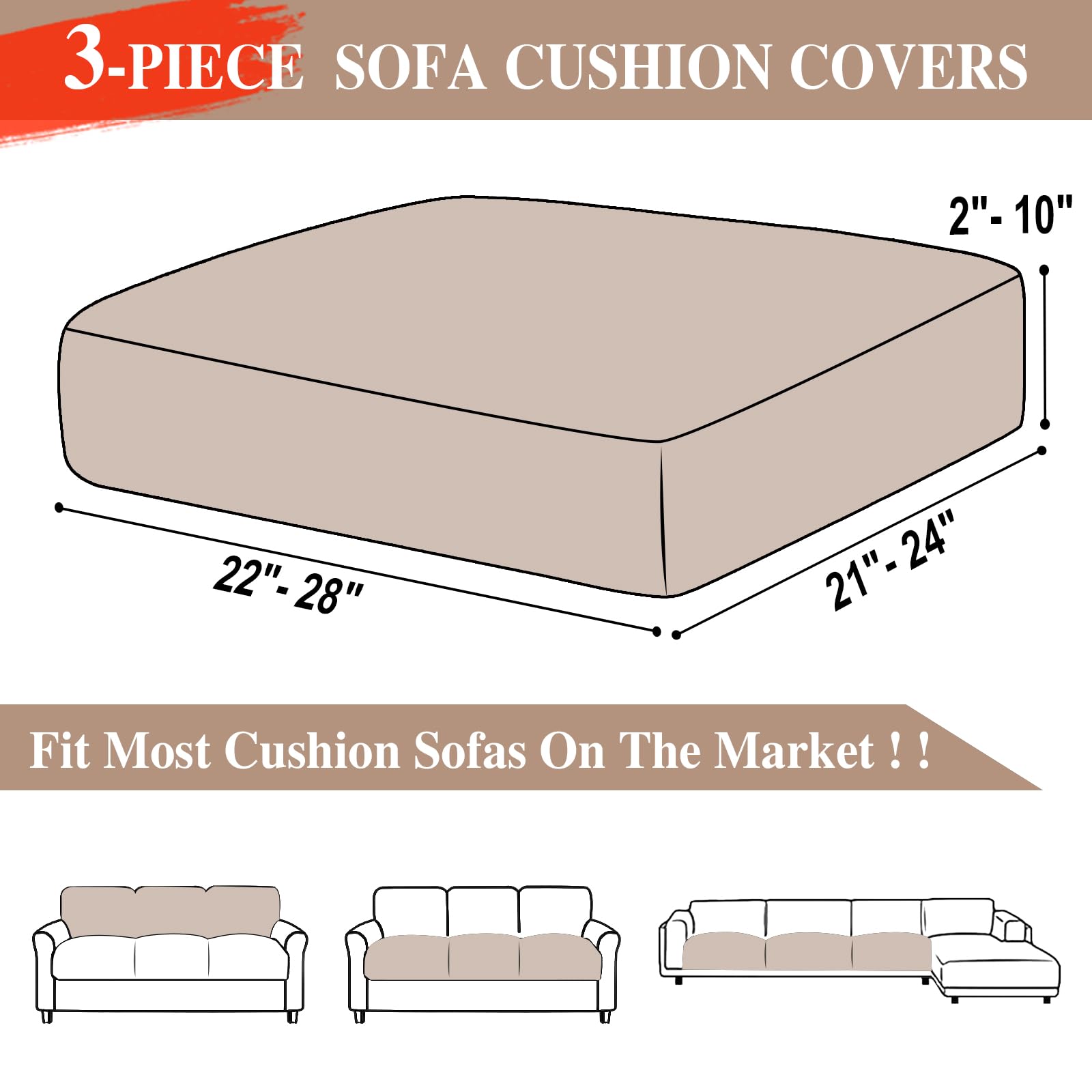 LA MEACK year-round protection keeps sofas looking refreshed