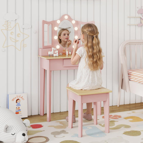 Labebe vanity designed for ages 3+ with durable, child-friendly materials