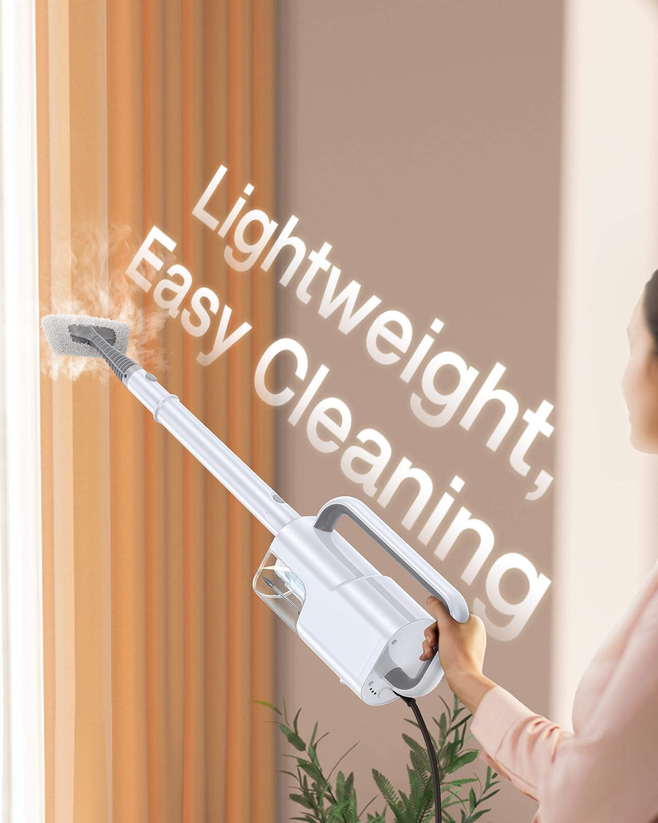 LABIGO mop head detachment via foot-release for easy maintenance