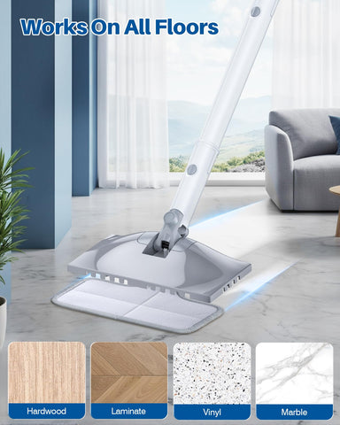 LABIGO pads with ultra-absorbent fibers for deep dirt pickup.