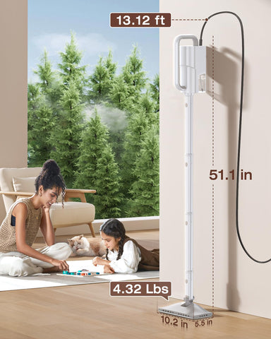LABIGO safety auto shut-off and long cord for safer cleaning