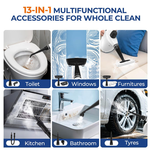 LABIGO steam cleaner car interior cleaning without chemicals