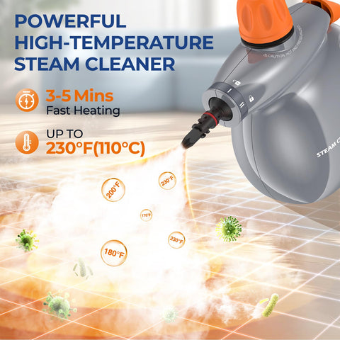 LABIGO extended spray nozzle targets tight grout lines with precise steam