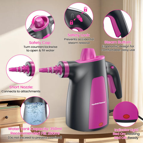 LABIGO steam cleaner used in the kitchen to remove grease with steam.