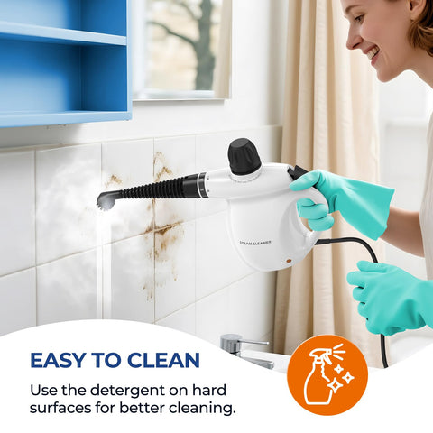 LABIGO steam cleaner glass cleaning attachment for streak-free windows