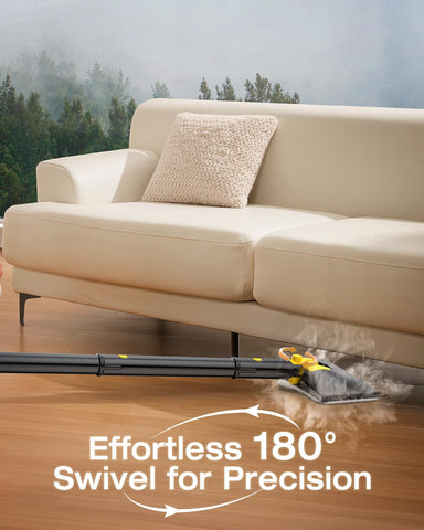 LABIGO two-level steam control adapts to delicate and tough stains.