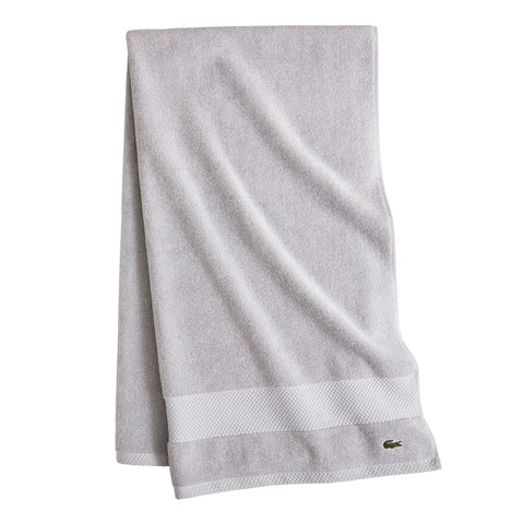 Lacoste Heritage towel featuring Lacoste crocodile logo
