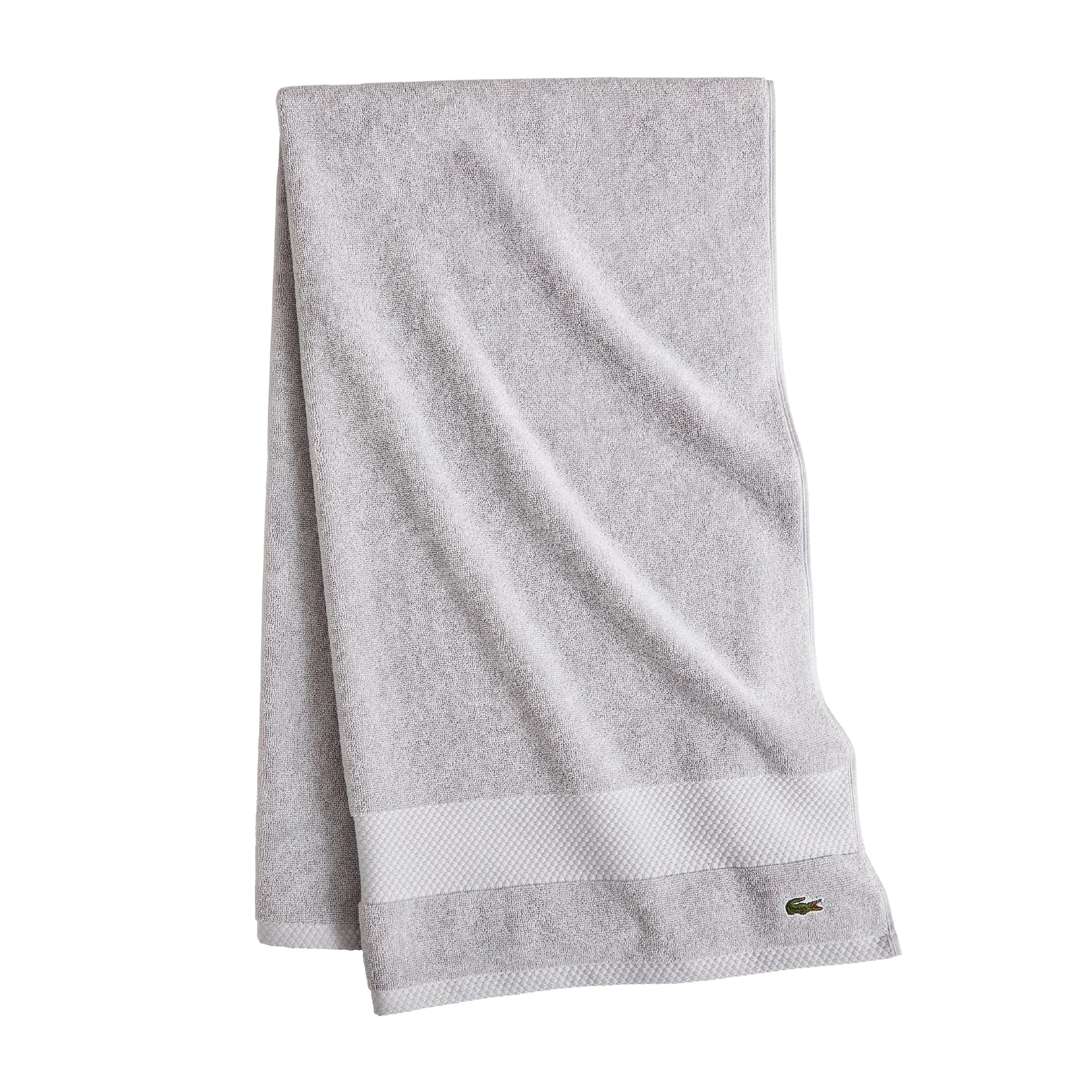 Lacoste Heritage Supima towel with soft touch for luxurious drying