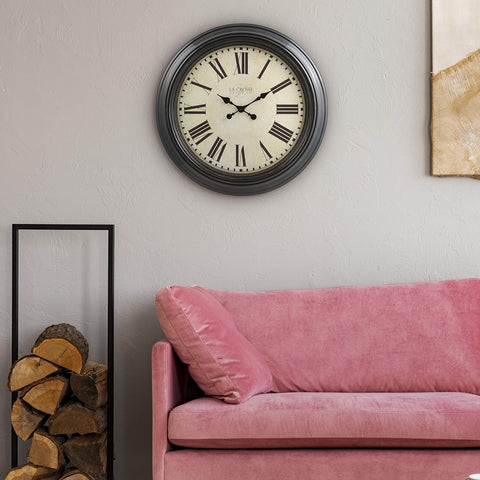 La Crosse Maxwell clock wall-mount design for easy installation.