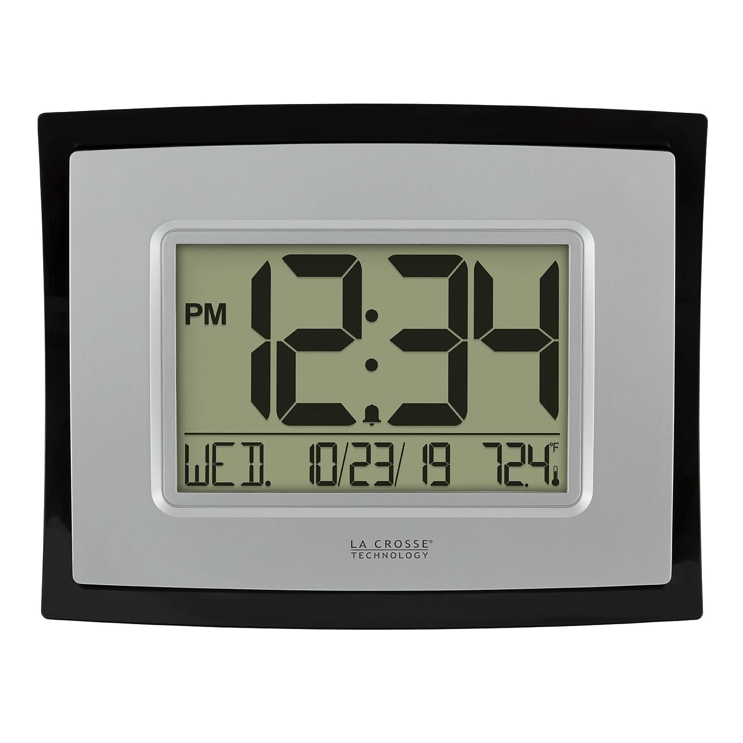 La Crosse WT-8002U front view with calendar and temperature readout.