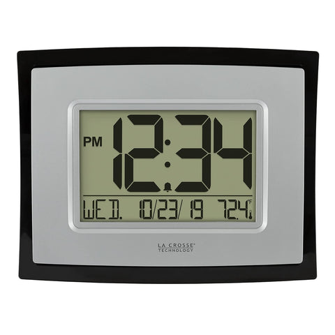 La Crosse WT-8002U front view with calendar and temperature readout.