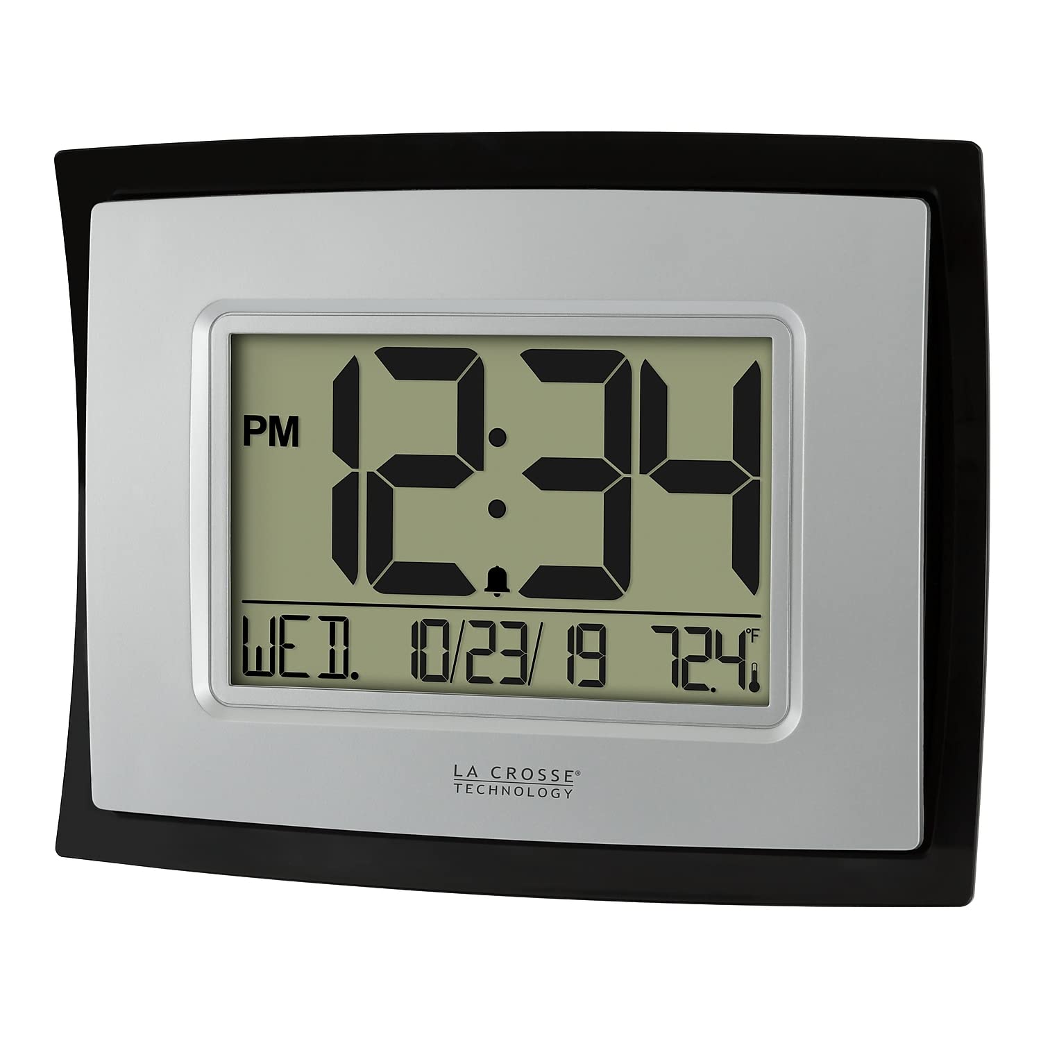 La Crosse WT-8002U desk display with easel back for desk use.