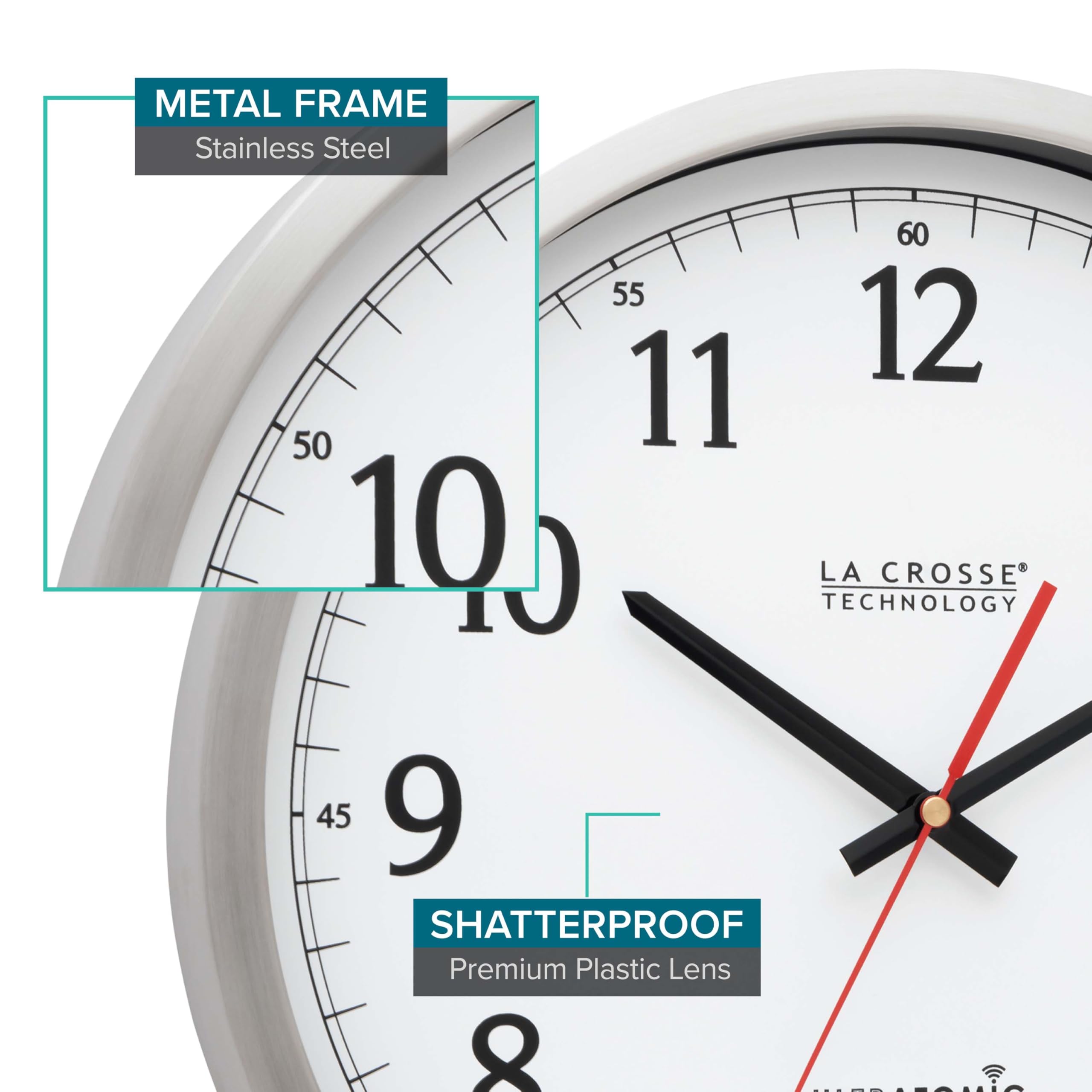 La Crosse UltrAtomic supports four USA time zones or world time.