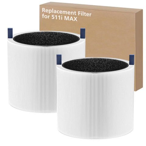 Lacvik 511i Max two-pack filter in packaging improves air quality with HEPA filtration