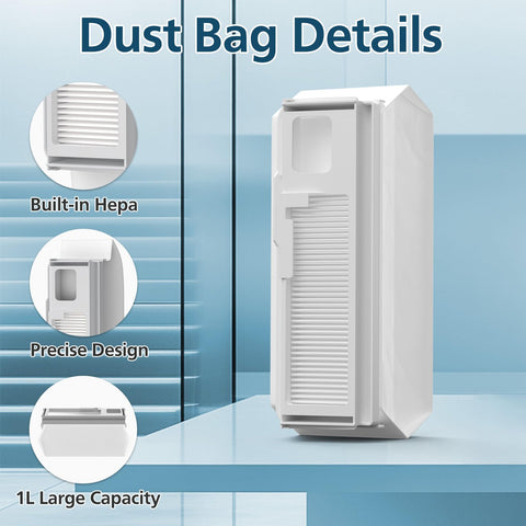 Lacvik Freo X Plus dust bag 1L capacity with secure seal