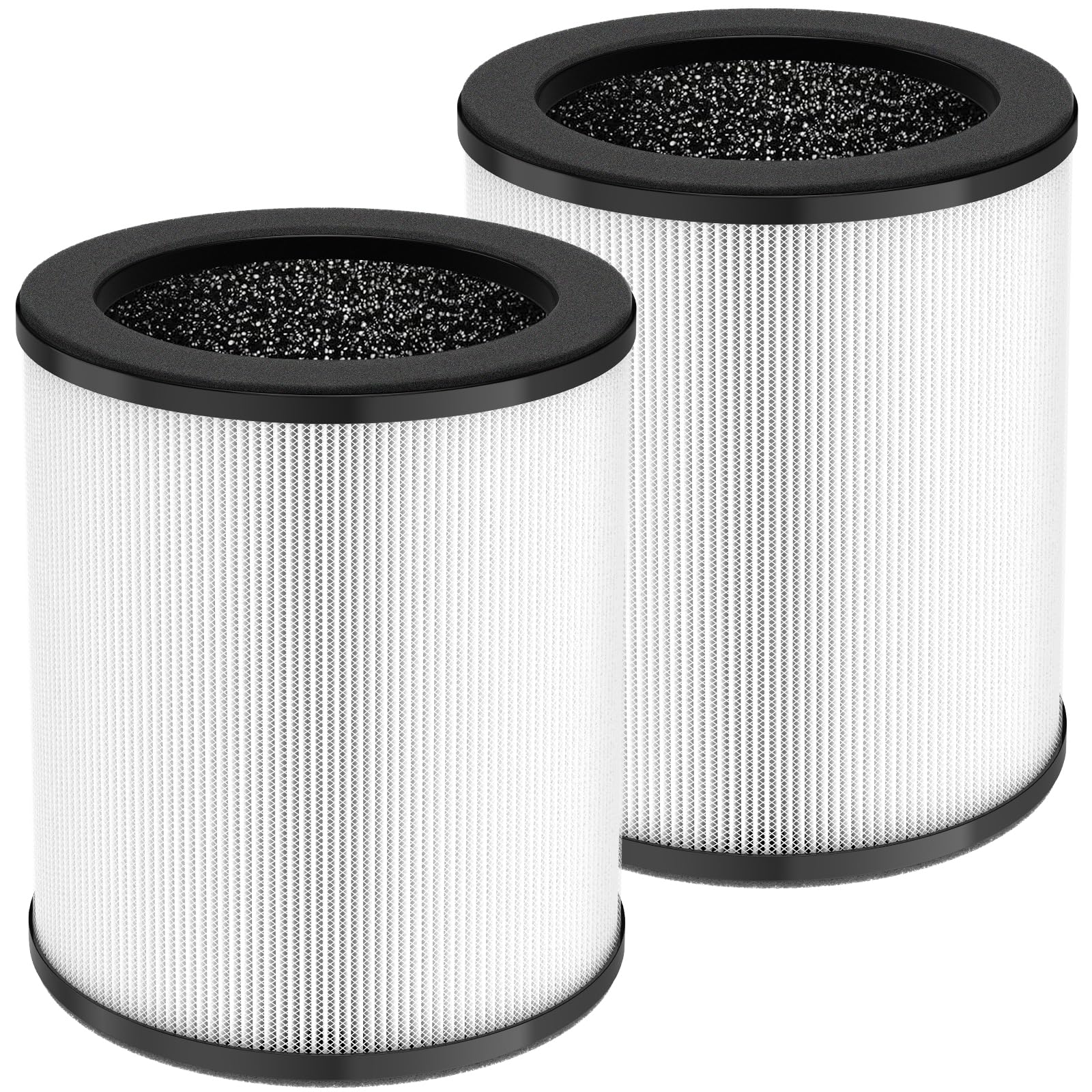 Lacvik KJ80 replacement filter front view for three-in-one purification in Druiap devices.