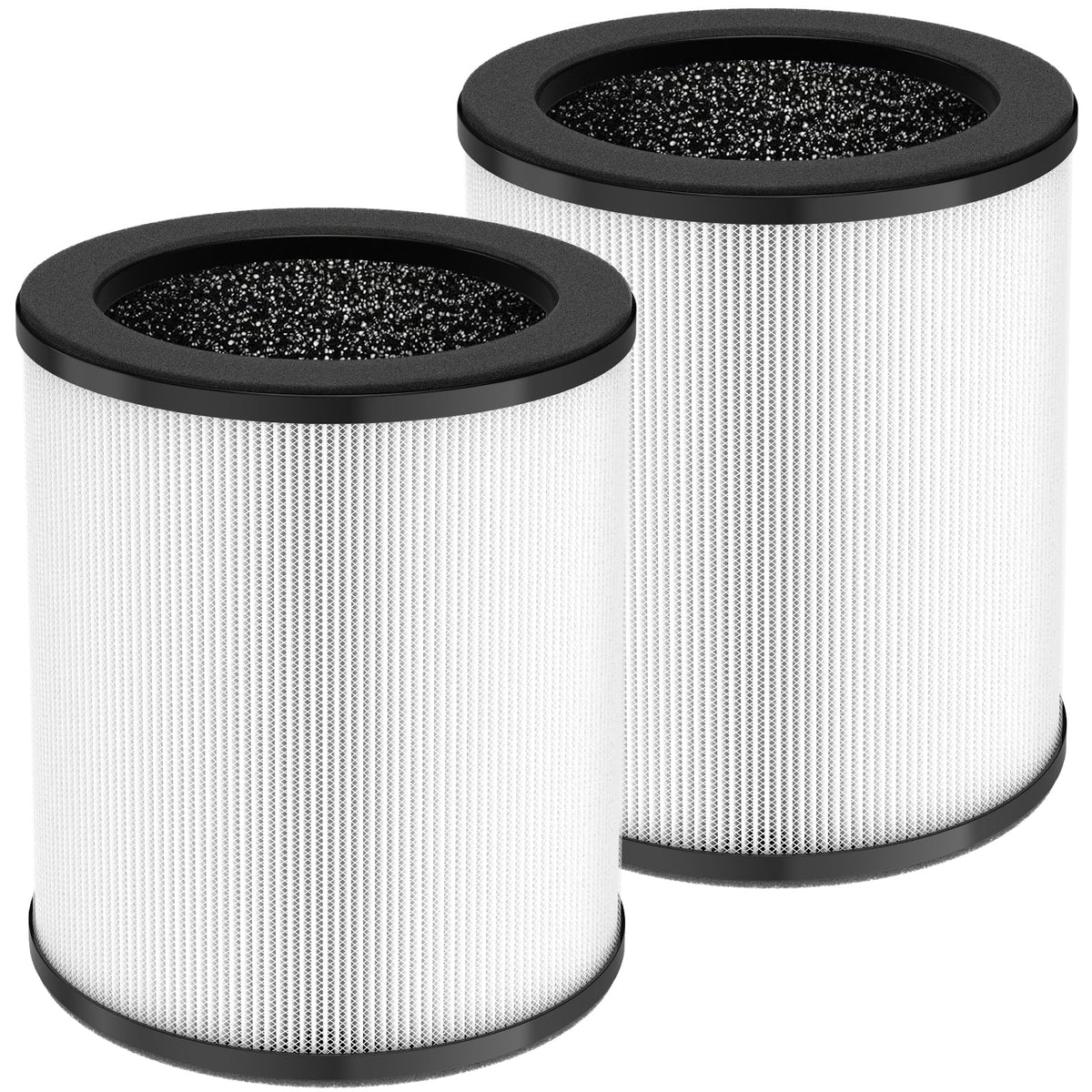 Lacvik KJ80 replacement filter front view for three-in-one purification in Druiap devices.