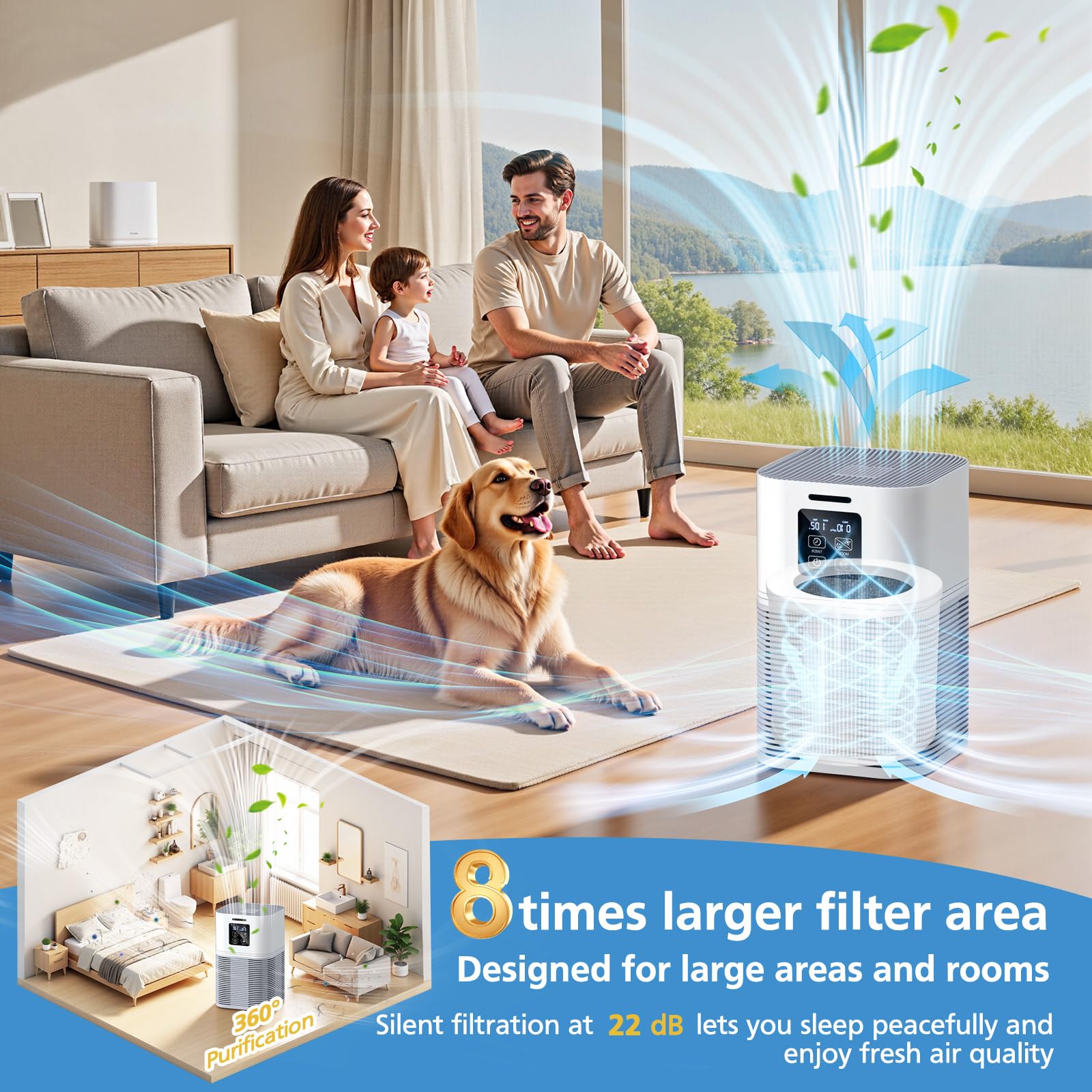Lacvik first-layer nylon fiber traps hair and debris for cleaner air