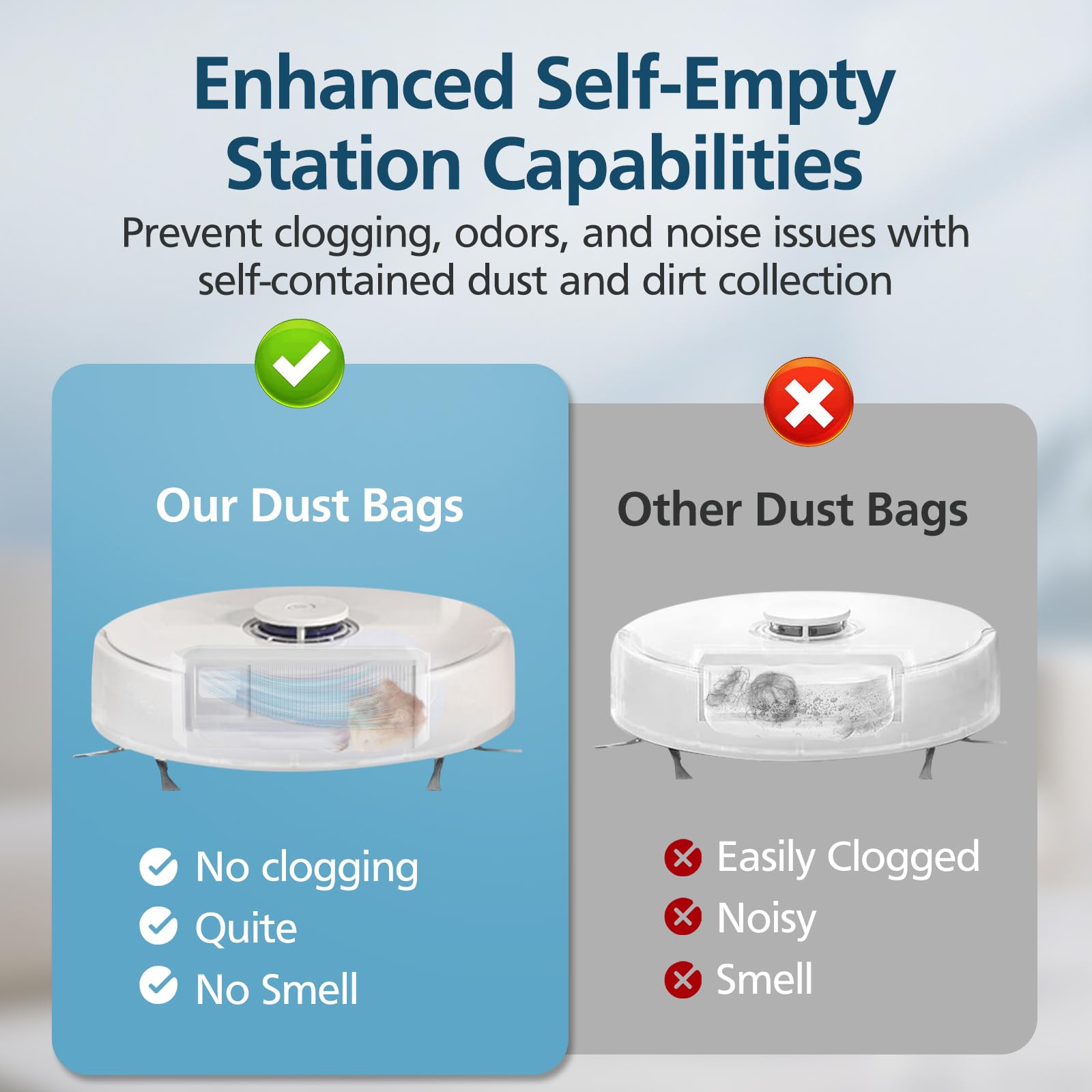 Lacvik durable PP material dust bag for reliable dust retention