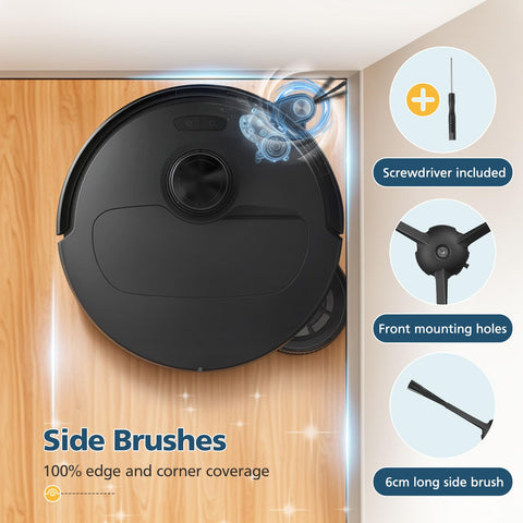 Lacvik Qrevo Slim cleaning brush and screwdriver included for setup