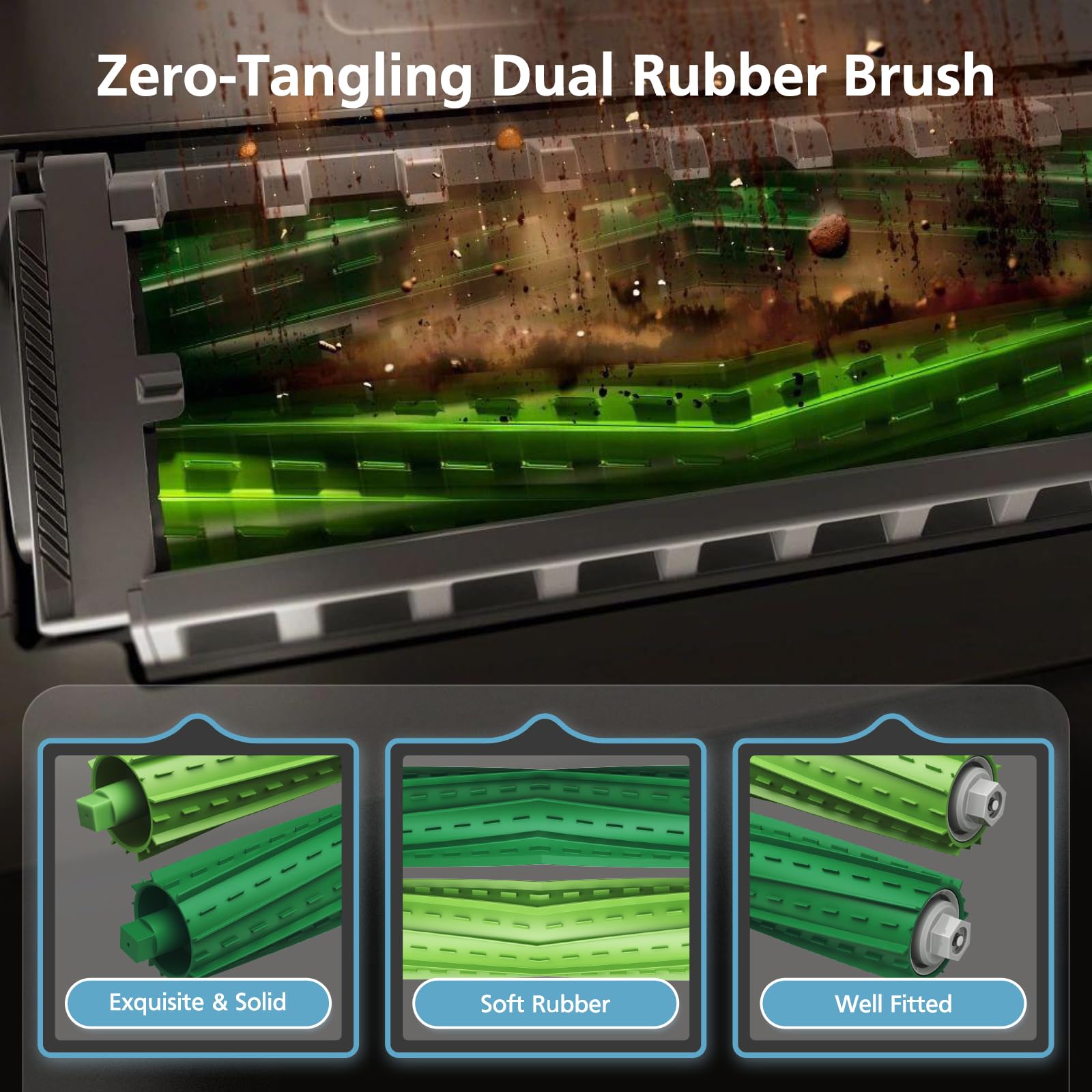 Lacvik Roomba 504/705 filters capture fine dust and debris