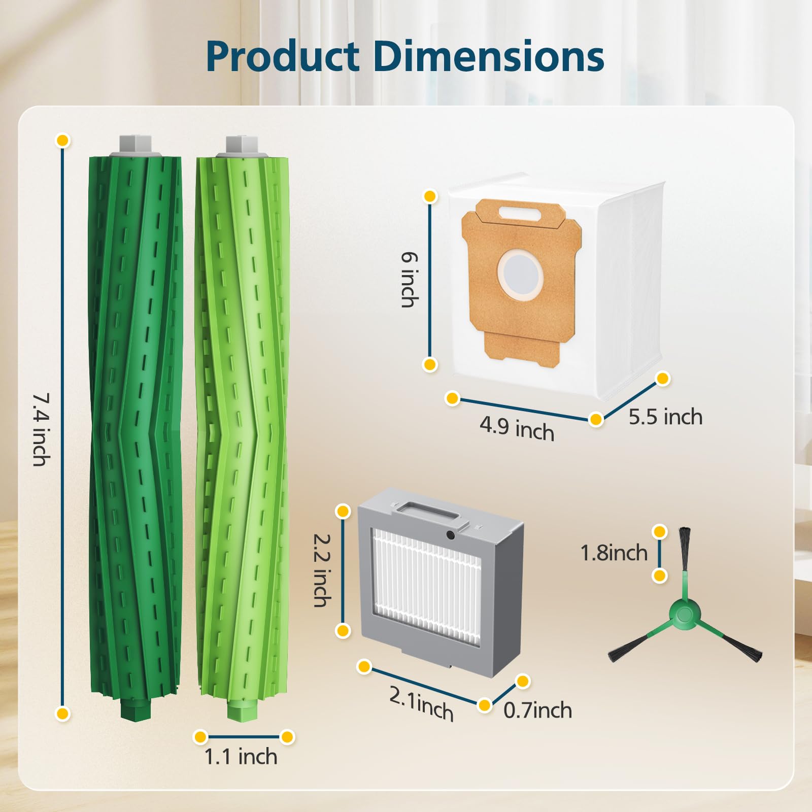 Lacvik cleaning accessory storage keeps parts organized